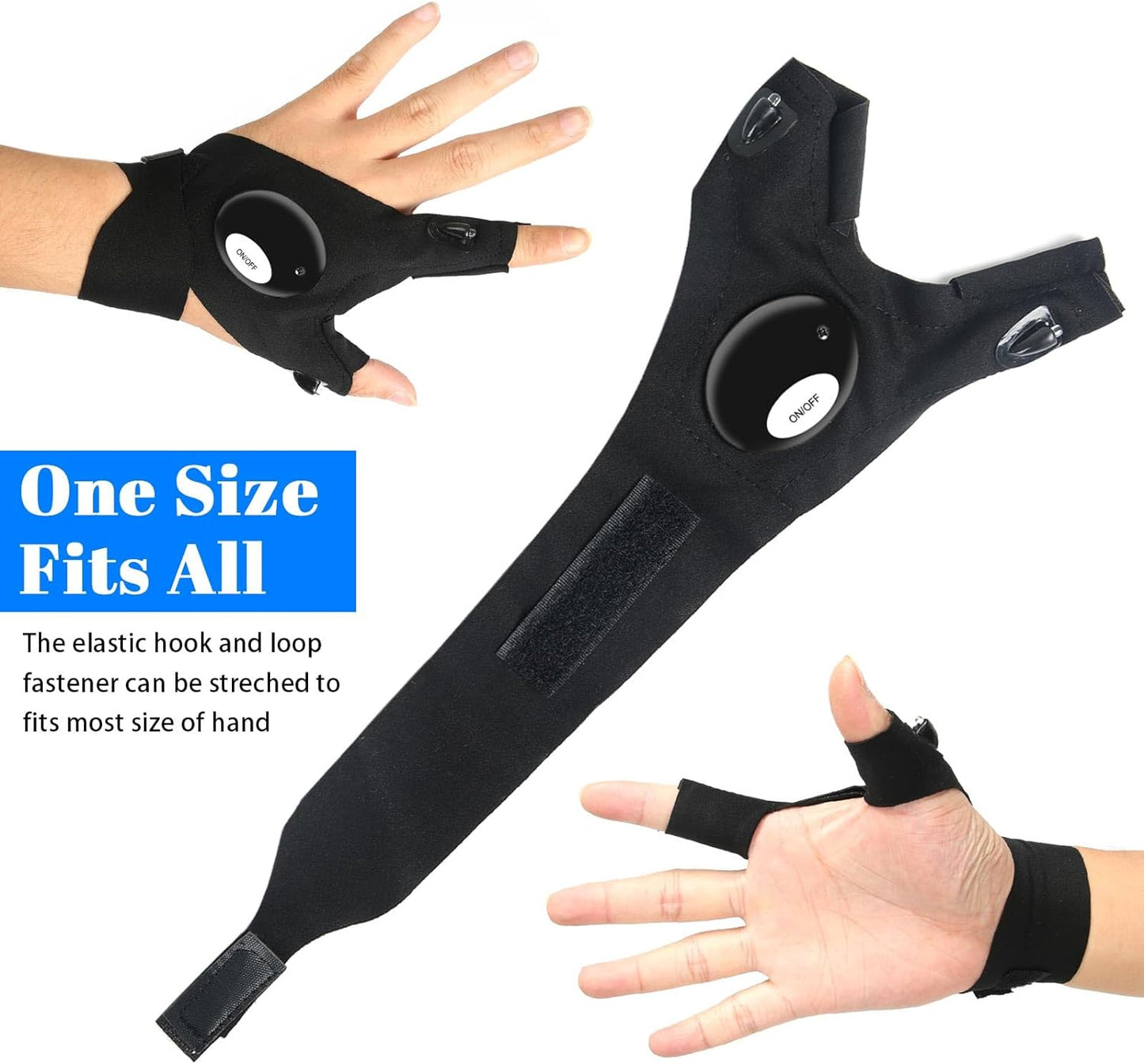 Beyond Beam™ - Pair of Advanced LED Water Proof Work Gloves.