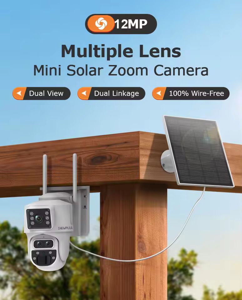 8MP Dual Lens IP Wifi Surveillance Camera